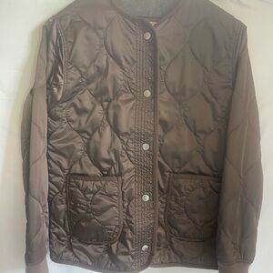 Abercrombie & Fitch Chocolate Puffer Jacket